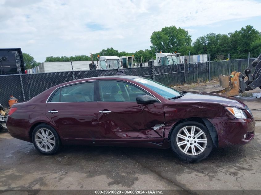 2009 Toyota Avalon Limited VIN: 4T1BK36B79U343662 Lot: 39610829