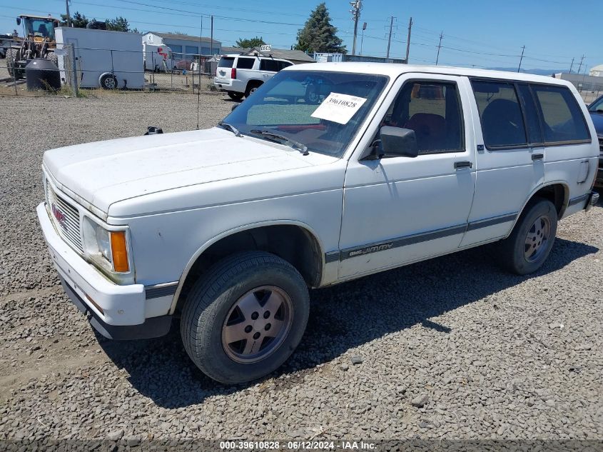 1992 GMC S15 Jimmy VIN: 1GKDT13W2N2529643 Lot: 39610828