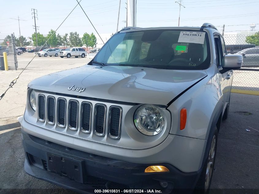 2017 Jeep Renegade Limited Fwd VIN: ZACCJADB3HPE54695 Lot: 39610831