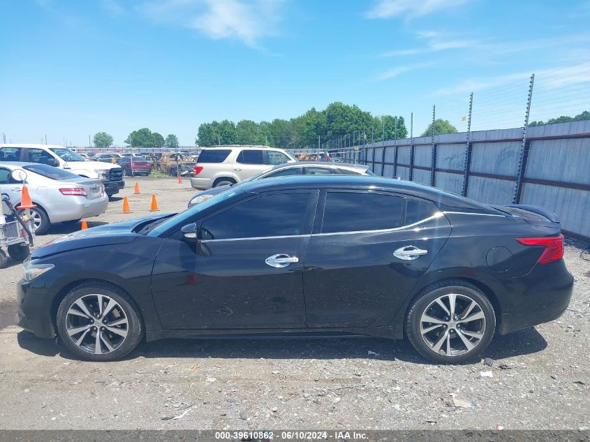 2017 Nissan Maxima 3.5 Sv VIN: 1N4AA6AP7HC454911 Lot: 39610862