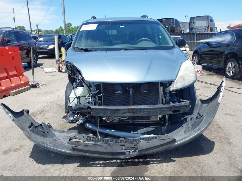 2010 Toyota Sienna Le VIN: 5TDKK4CC5AS327170 Lot: 39610869