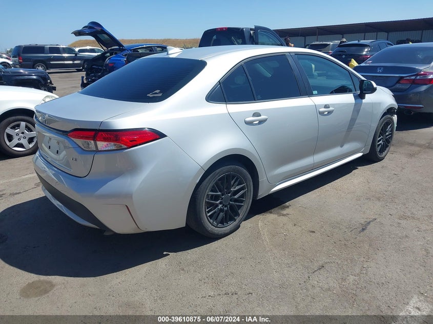 VIN 5YFEPRAE2LP034273 2020 TOYOTA COROLLA LE