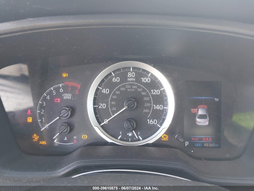 VIN 5YFEPRAE2LP034273 2020 TOYOTA COROLLA LE