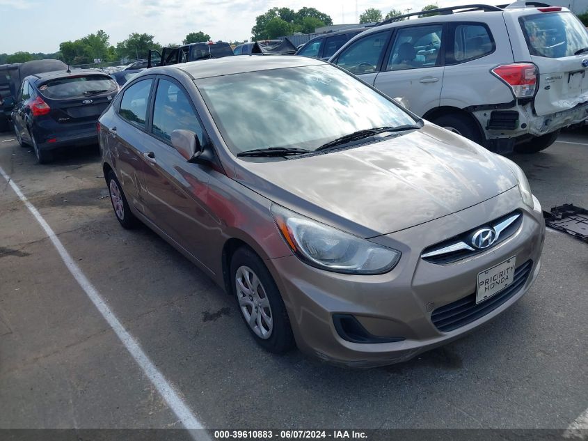 2013 Hyundai Accent Gls VIN: KMHCT4AE2DU407768 Lot: 39610883