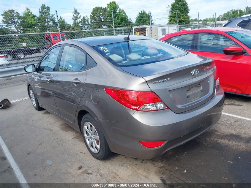 2013 Hyundai Accent Gls VIN: KMHCT4AE2DU407768 Lot: 39610883