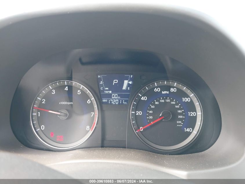 2013 Hyundai Accent Gls VIN: KMHCT4AE2DU407768 Lot: 39610883