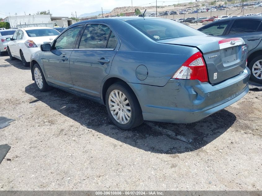 2012 Ford Fusion Hybrid Hybrid VIN: 3FADP0L34CR258986 Lot: 39610886