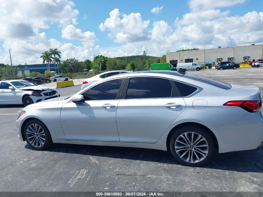 2017 Genesis G80 3.8 VIN: KMHGN4JE4HU177605 Lot: 39610893