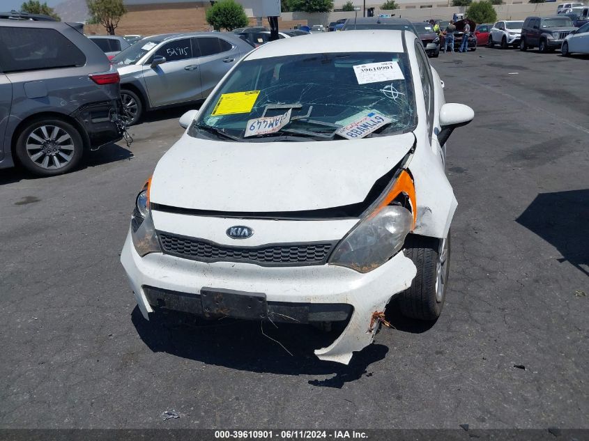 2016 Kia Rio Lx VIN: KNADM5A32G6648519 Lot: 39610901