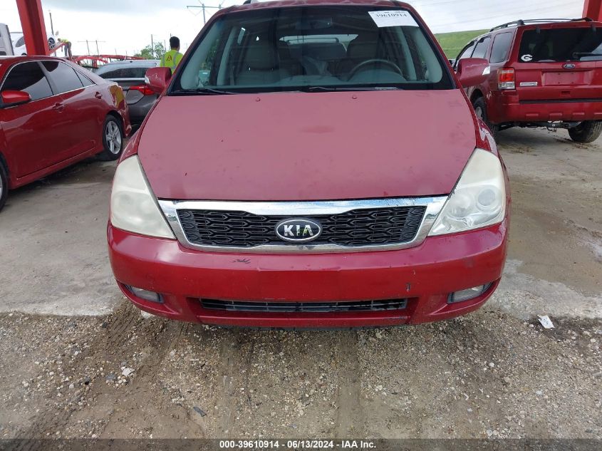 2011 Kia Sedona Ex VIN: KNDMH4C7XB6402523 Lot: 39610914