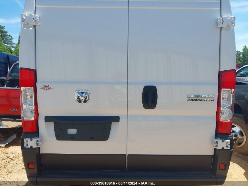 2023 Ram Promaster 2500 High Roof 159 Wb VIN: 3C6LRVDG5PE564257 Lot: 39610916