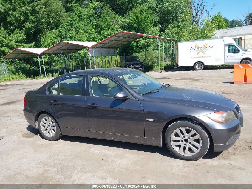 2007 BMW 328I VIN: WBAVA33577KX82384 Lot: 39610923