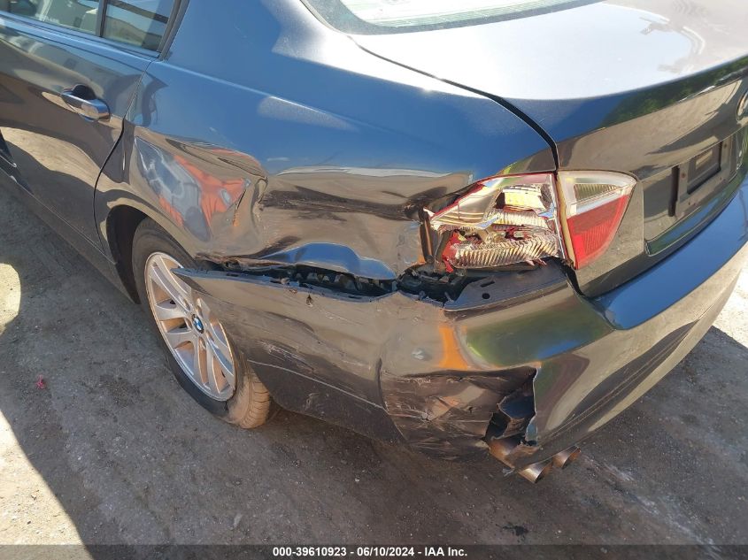 2007 BMW 328I VIN: WBAVA33577KX82384 Lot: 39610923