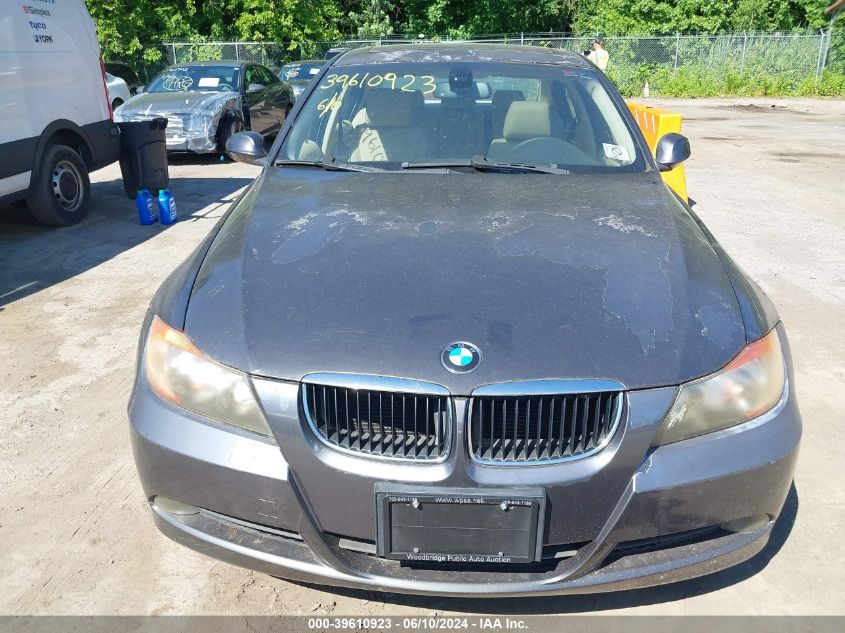 2007 BMW 328I VIN: WBAVA33577KX82384 Lot: 39610923