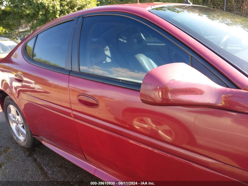 2005 Pontiac Grand Prix Gt VIN: 2G2WS522251212723 Lot: 39610930