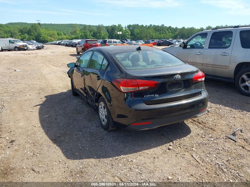 2017 Kia Forte Lx VIN: 3KPFK4A73HE047758 Lot: 39610931