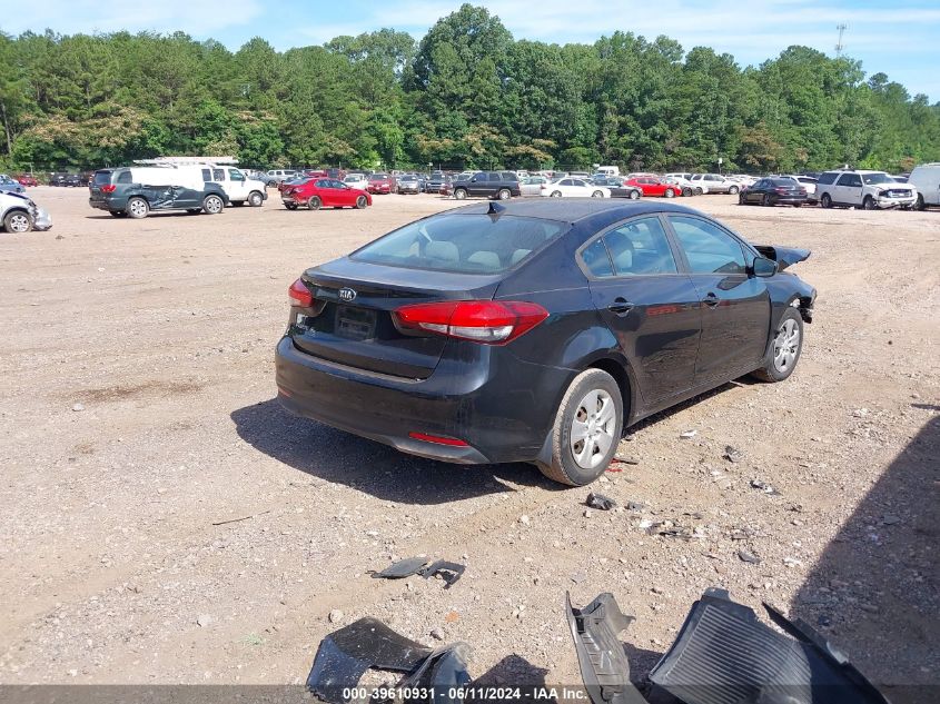 2017 Kia Forte Lx VIN: 3KPFK4A73HE047758 Lot: 39610931