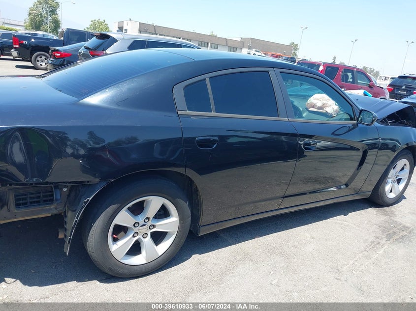 2014 Dodge Charger Se VIN: 2C3CDXBG4EH357564 Lot: 39610933