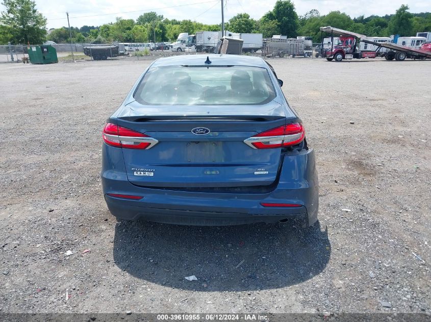 2019 Ford Fusion Se VIN: 3FA6P0HD5KR229859 Lot: 39610955