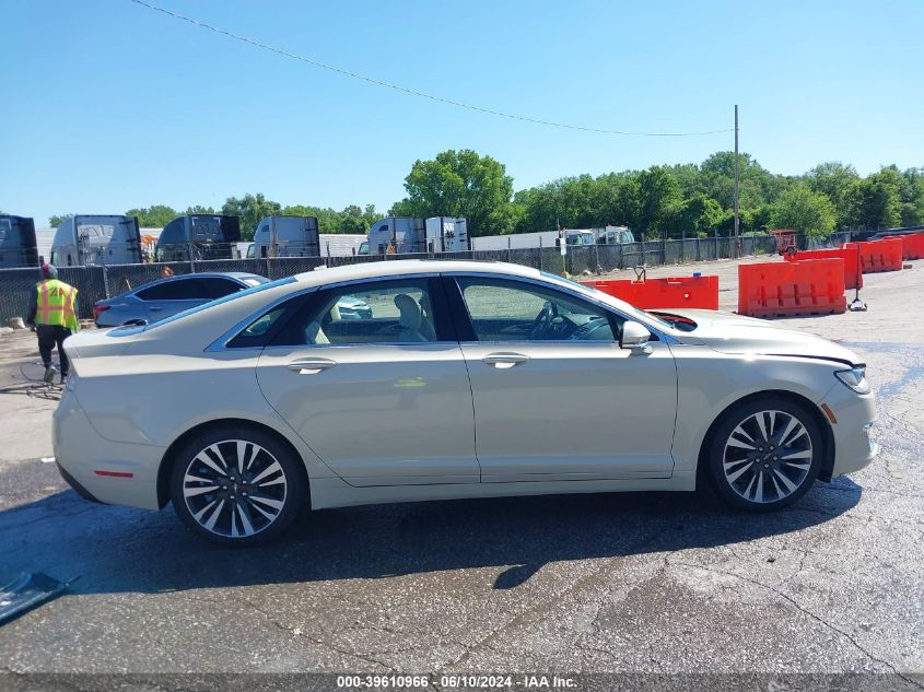 2018 Lincoln Mkz Select VIN: 3LN6L5C97JR609625 Lot: 39610966