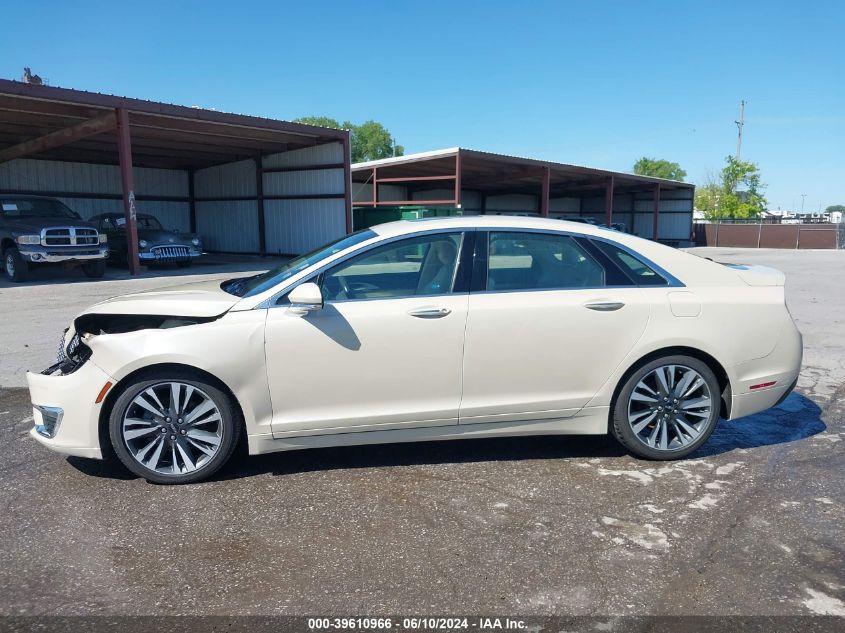 2018 Lincoln Mkz Select VIN: 3LN6L5C97JR609625 Lot: 39610966