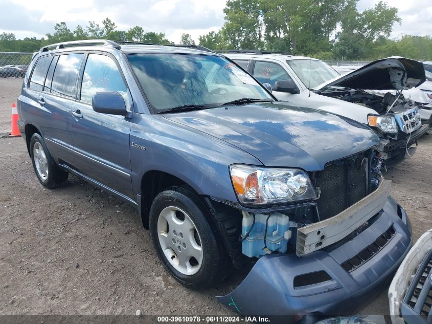 2004 Toyota Highlander Limited V6 VIN: JTEEP21A540027295 Lot: 39610978