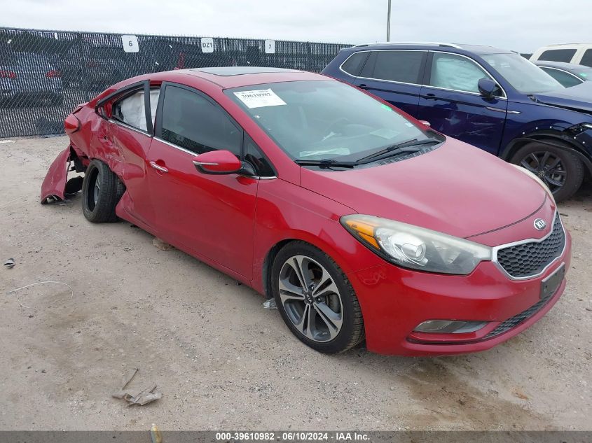 2015 Kia Forte Ex VIN: KNAFZ4A8XF5281308 Lot: 39610982