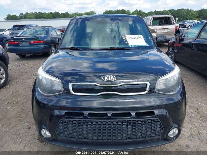 2016 Kia Soul + VIN: KNDJP3A5XG7403500 Lot: 39611001