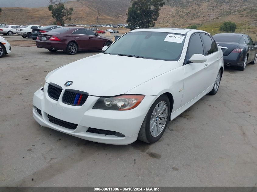 2006 BMW 325I VIN: WBAVB13586KX35395 Lot: 39611006