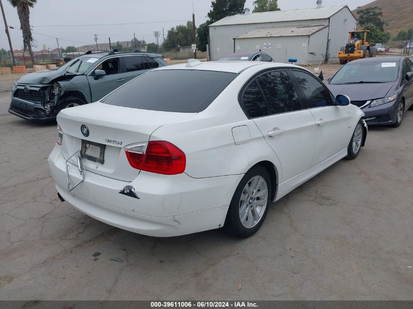 2006 BMW 325I VIN: WBAVB13586KX35395 Lot: 39611006