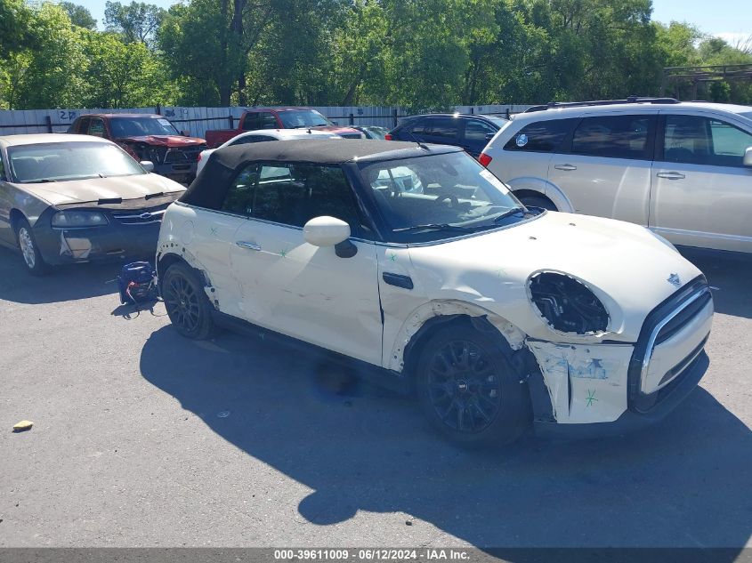 2023 Mini Convertible Cooper VIN: WMW23DL01P3P77103 Lot: 39611009