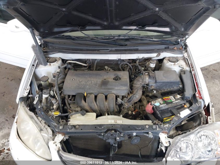 2004 Toyota Corolla Le VIN: 1NXBR32E04Z333687 Lot: 39611013