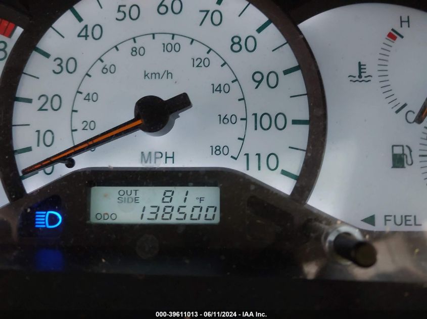 2004 Toyota Corolla Le VIN: 1NXBR32E04Z333687 Lot: 39611013