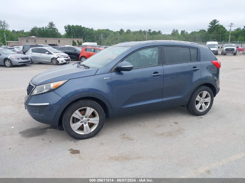 2013 Kia Sportage Lx VIN: KNDPBCA23D7362265 Lot: 39611014