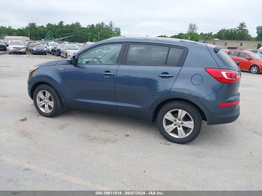 2013 Kia Sportage Lx VIN: KNDPBCA23D7362265 Lot: 39611014