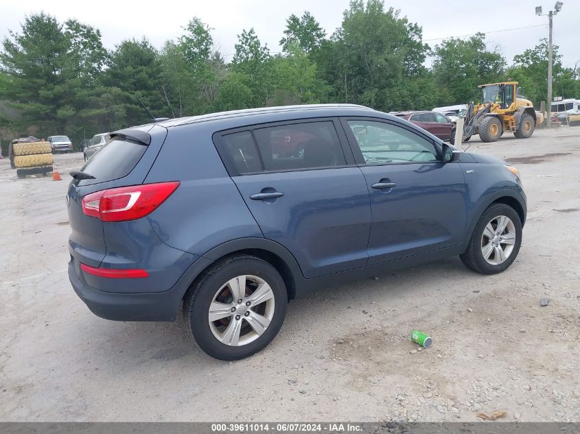 2013 Kia Sportage Lx VIN: KNDPBCA23D7362265 Lot: 39611014