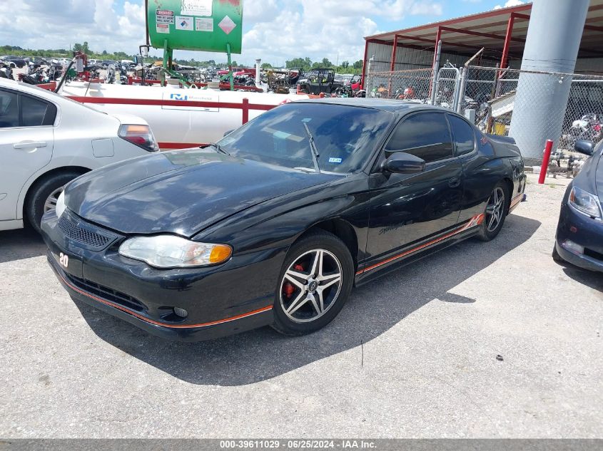 2005 Chevrolet Monte Carlo Supercharged Ss VIN: 2G1WZ121459254876 Lot: 39611029