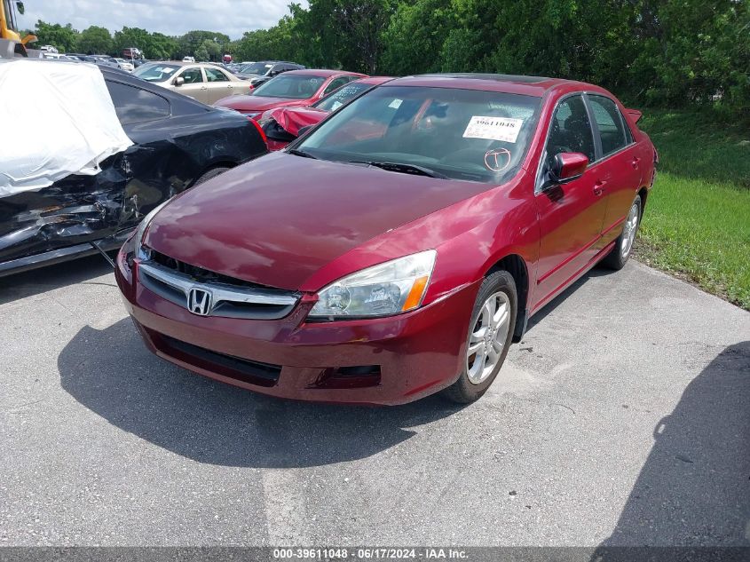 2006 Honda Accord 2.4 Ex VIN: 1HGCM56866A101009 Lot: 39611048