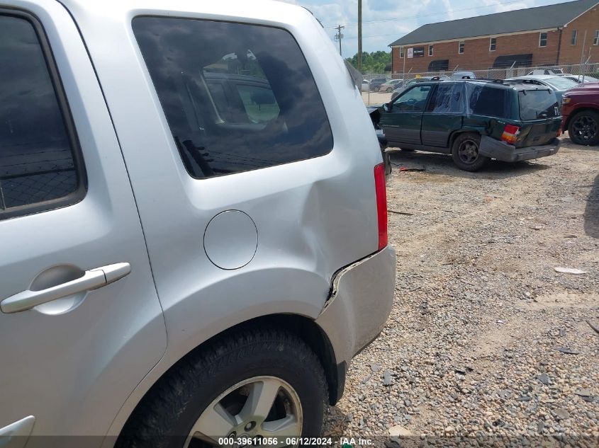 2011 Honda Pilot Ex-L VIN: 5FNYF4H52BB091124 Lot: 39611056