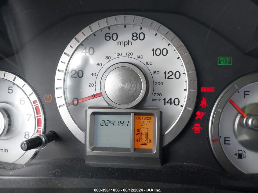 2011 Honda Pilot Ex-L VIN: 5FNYF4H52BB091124 Lot: 39611056