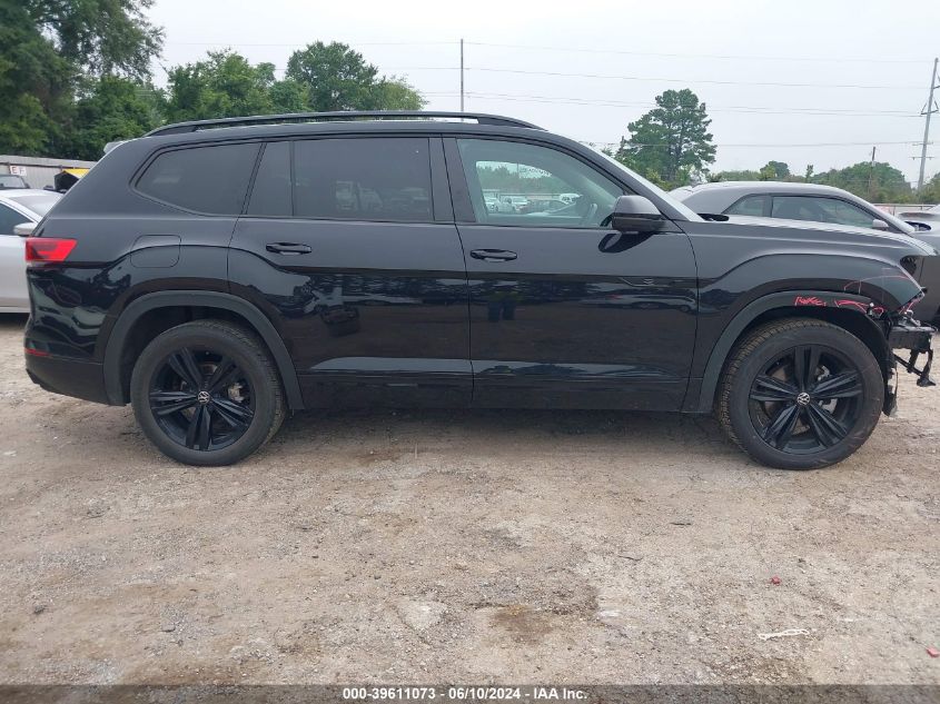 2022 Volkswagen Atlas 3.6L V6 Sel R-Line Black VIN: 1V2SR2CA7NC565350 Lot: 39611073