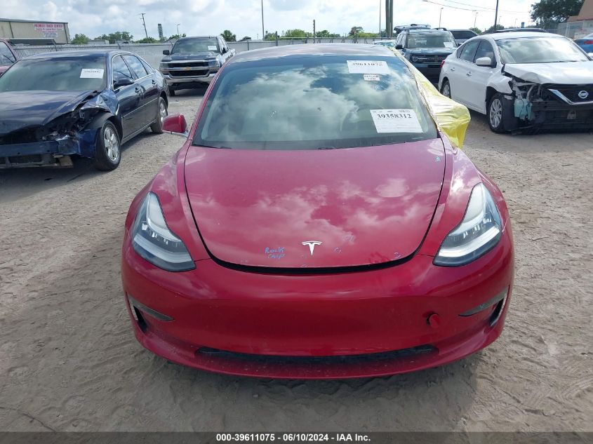 2018 Tesla Model 3 Long Range/Performance VIN: 5YJ3E1EB9JF055483 Lot: 39611075