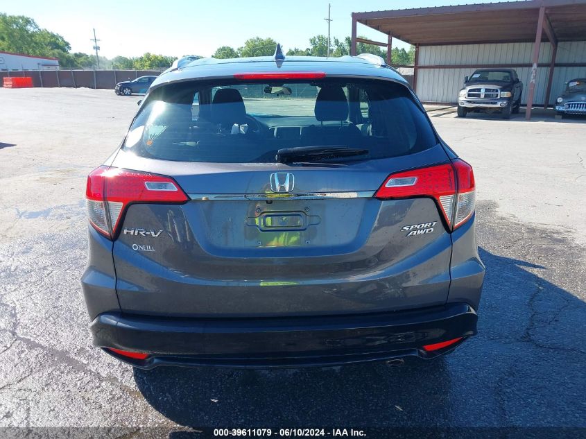 2019 Honda Hr-V Sport VIN: 3CZRU6H17KG702725 Lot: 39611079