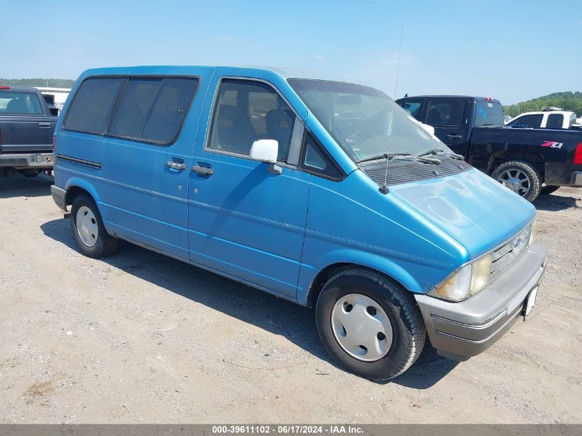 1993 Ford Aerostar VIN: 1FMCA11U4PZB12240 Lot: 39611102