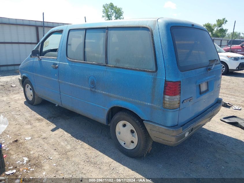 1993 Ford Aerostar VIN: 1FMCA11U4PZB12240 Lot: 39611102