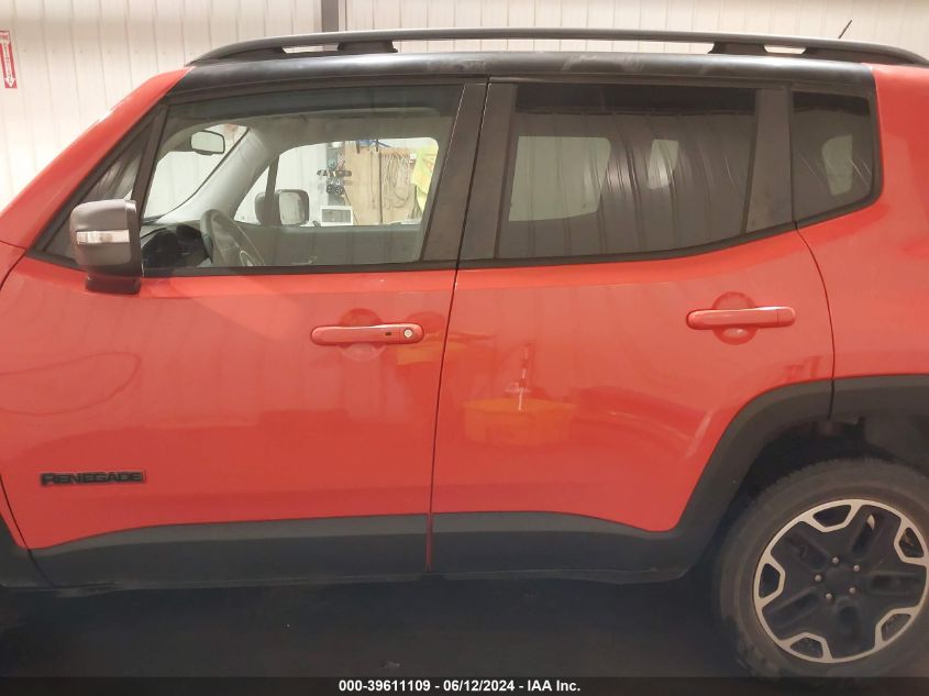 2016 Jeep Renegade Trailhawk VIN: ZACCJBCT6GPC87828 Lot: 39611109