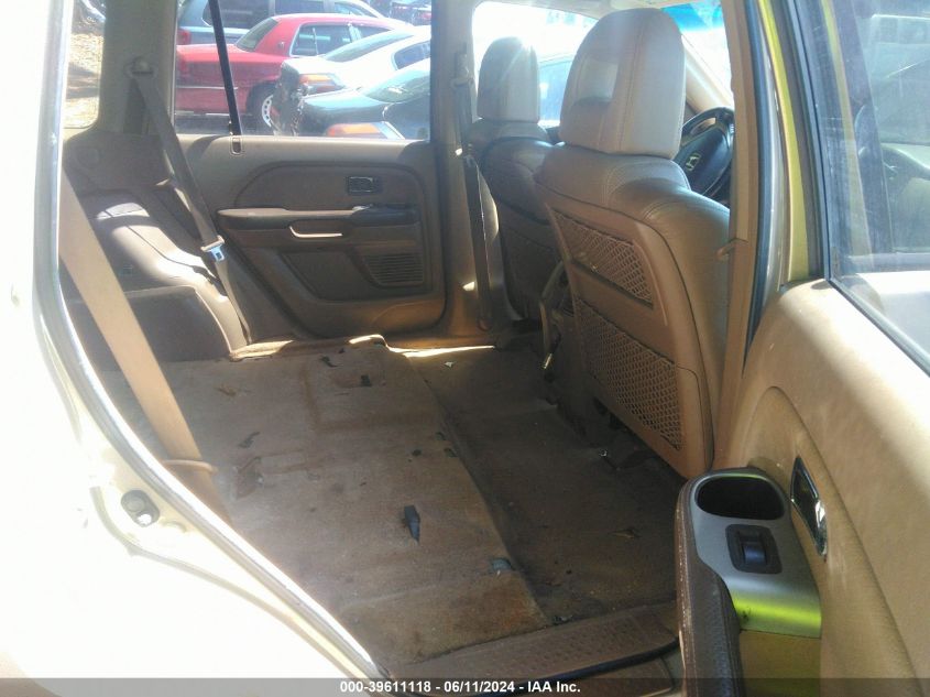 2003 Honda Pilot Ex-L VIN: 2HKYF18523H526676 Lot: 39611118