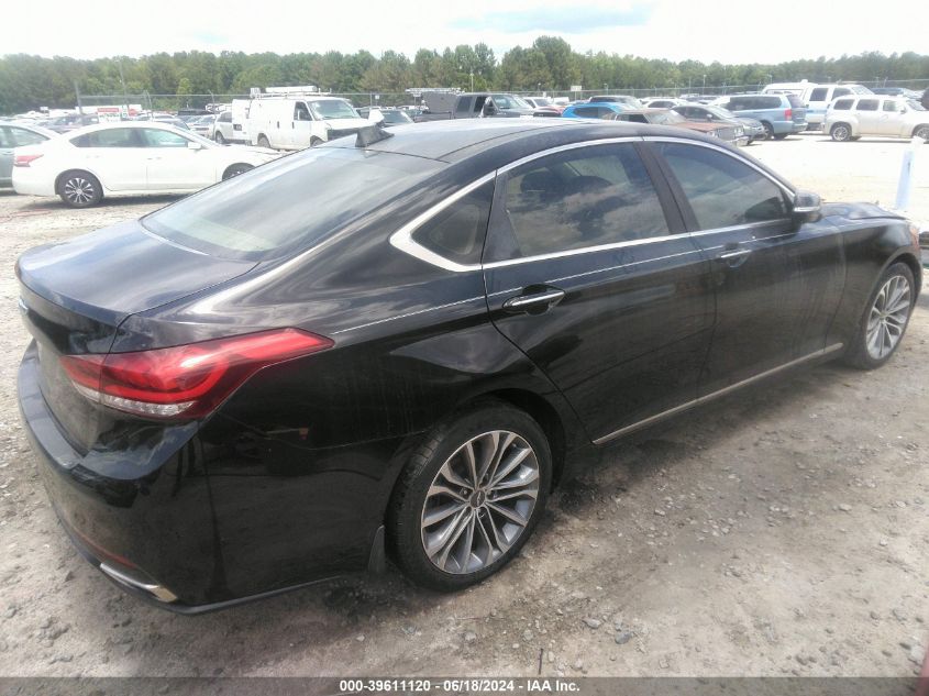 2015 Hyundai Genesis 3.8 VIN: KMHGN4JE1FU100915 Lot: 39611120