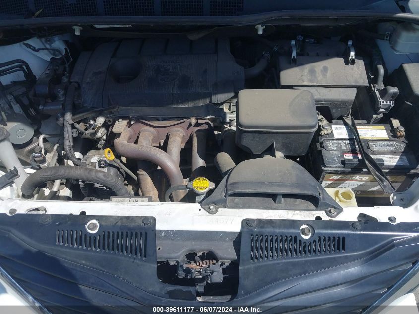 2012 Toyota Sienna Le 8 Passenger VIN: 5TDKA3DC1CS014910 Lot: 39611177