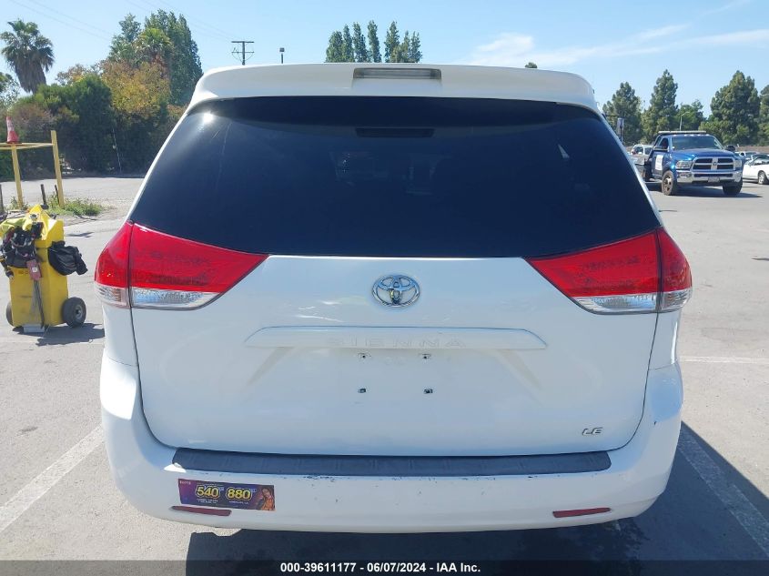 2012 Toyota Sienna Le 8 Passenger VIN: 5TDKA3DC1CS014910 Lot: 39611177